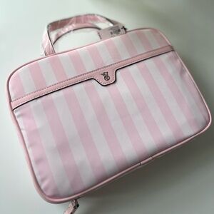 Pink Striped Women's Bag